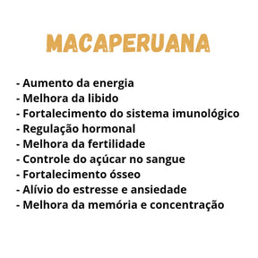 MACA PERUANA 100% NATURAL